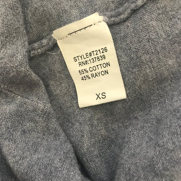 Periwinkle Baby Blue V-Neck Over-sized Sweaters - Picture 5 of 6